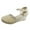 Beige, variant on JDEFEG Neutral Sandals for Women Sandals Wedge Low Heel Roman Wedge Ladies Fashion Elastic Strap Carved Breathable Shoes Thick Soled Wedges Casual Sandals Breathable Sandals Beige 41