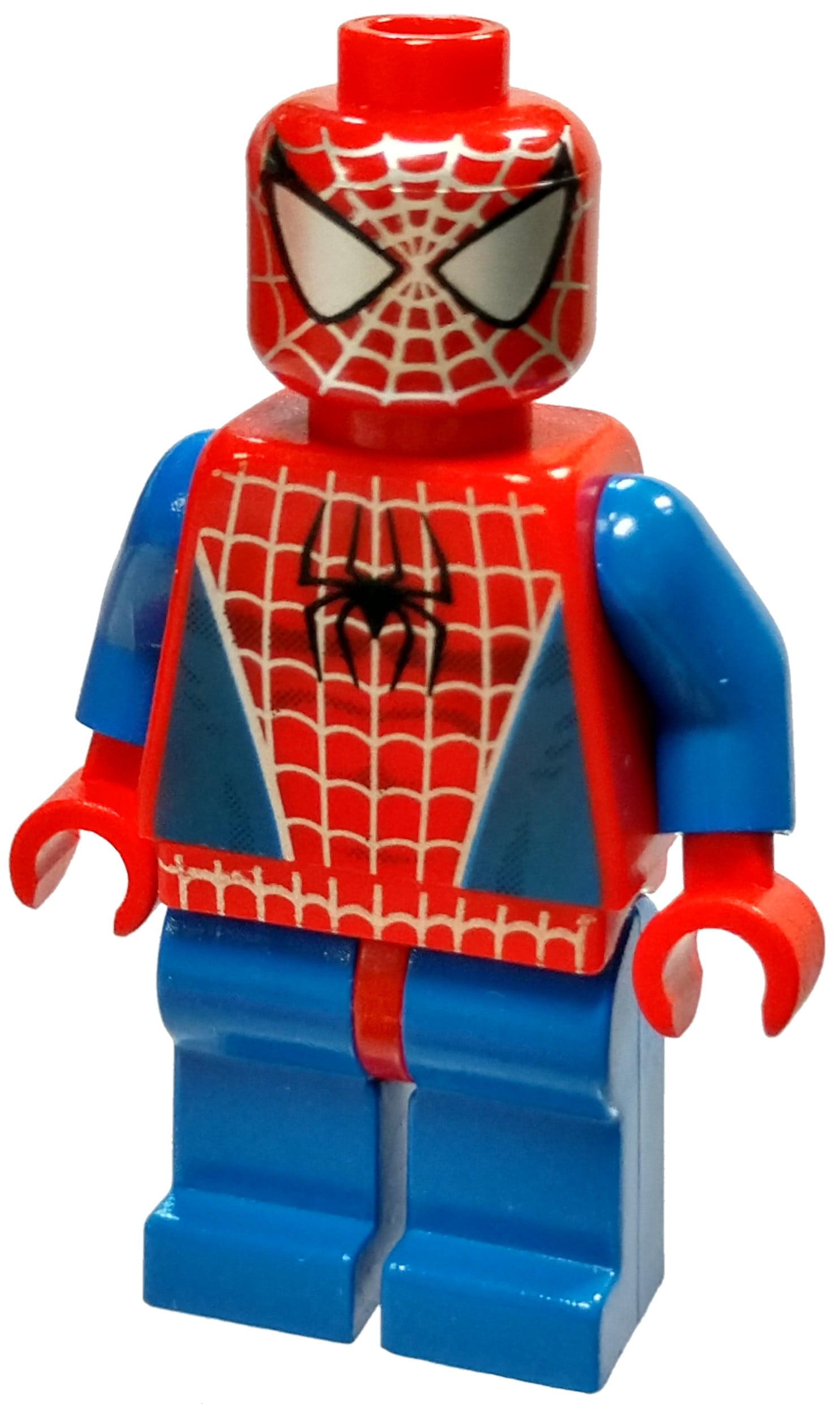 blue spiderman toy
