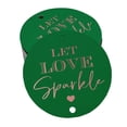 thumbnail image 1 of Inkdotpot Real Rose Gold Foil Let Love Sparkle Wedding Tags Favor Hang Paper Tags 100 Pieces, 1 of 1