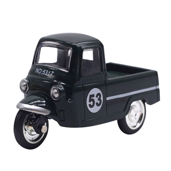 Educational Tricycle Model Toy Brain Teaser Desk Collectible Mini Three Wheel Vehicle for Kids