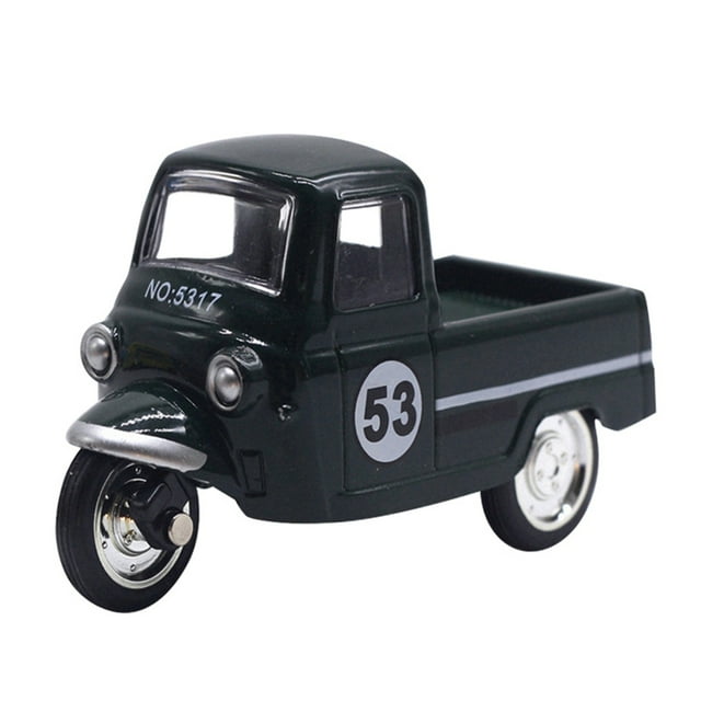 Tricycle Éducatif Modèle Jouet Casse-Tête de Bureau de Collection Mini Véhicule à Trois Roues pour l'Apprentissage des Enfants