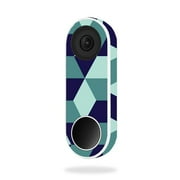 MightySkins NEHEL-Geo Tile Skin for Nest Hello Video Doorbell - Geo Tile