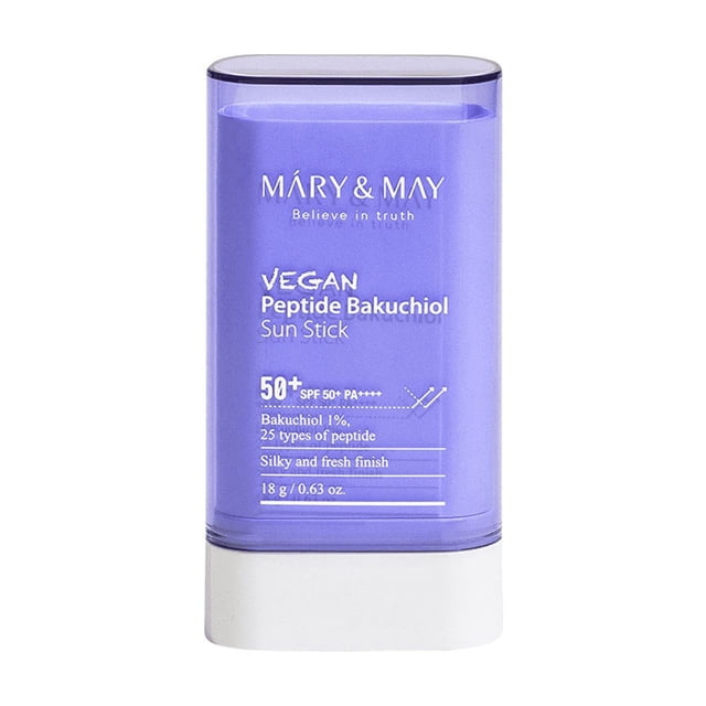 Stick Solar Vegano Péptido Bakuchiol SPF50 18g Mary & May