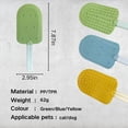 thumbnail image 3 of Ice Cream Brush for Cats,2-In-1 Soft Cat Brush,Pet Brushes for Shedding,Short Or Long Haired Cats,Pet Grooming,Bath and Massage Brushes,Pet Hair Removal Tool,Yellow, 3 of 7
