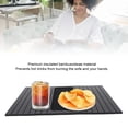 thumbnail image 3 of Couch Armrest Tray, Sofa Arm Tray Flexible Arm Table for Drinks Snacks Phone with Anti Slip Design Water Surface, 3 of 7