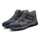 thumbnail image 1 of Zapatos Senderismo Casuales Invierno Felpa Mujer Hombre Botines (Azul Marino 44), 1 of 9