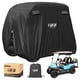 thumbnail image 1 of Funda para carrito de golf para 2, 4 o 2 pasajeros, impermeable, 10 litros, color negro, 1 of 7