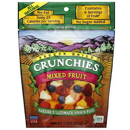 Crunchies Freeze Dried Mixed Fruit, 1.5