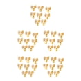 thumbnail image 3 of bedienty 100 Sets Ear Stud Tray Making Findings Earrings Stoppers Bottom Craft Hypoallergenic Earring Accessory Adults Using Gold Color/ 12mm 5Set, 3 of 6