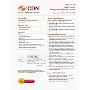 CDN DTTC-S Combo Probe Thermometer, Timer & Clock - Silver
