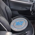 thumbnail image 3 of EUDIDV Comfortable 2PC Rotating Seat Cushion Car Seat Rotating Revolving Cushion Memory Swivel Foam Mobility Aid Seat Breathable Seat Cover, 3 of 4
