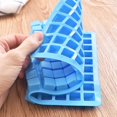 thumbnail image 4 of 126 Cavity Square Silicone Mold, for Making Chocolate Candy, Mini Ice Cube Tray, Truffles Pralines, 3 Packs with 2 Droppers, 4 of 5