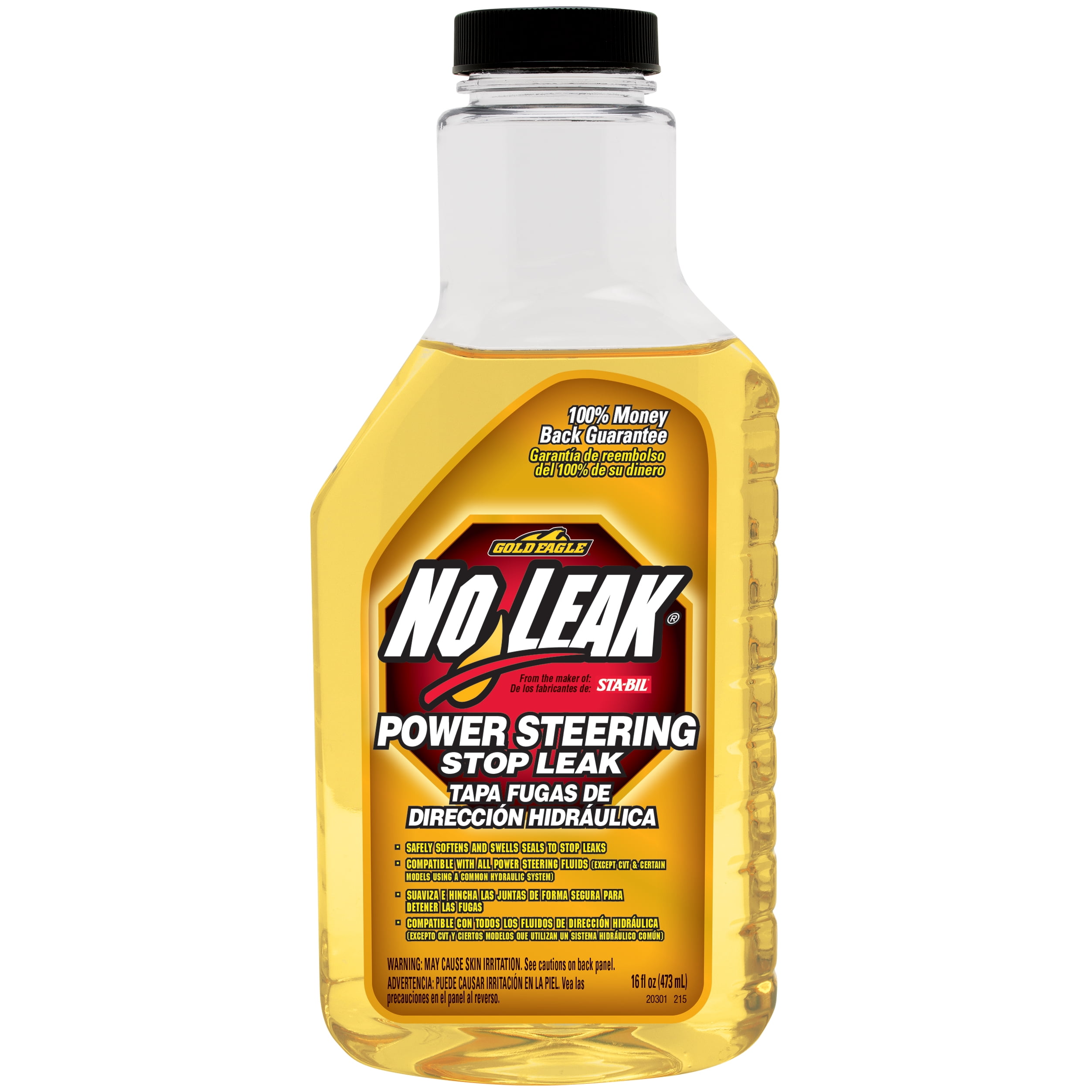 NO LEAK Power Steering Treatment, 16 oz - Works with all types of Pwr