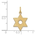 thumbnail image 2 of 14k Yellow Gold Laser Designed Star of David Charm, 2 of 3