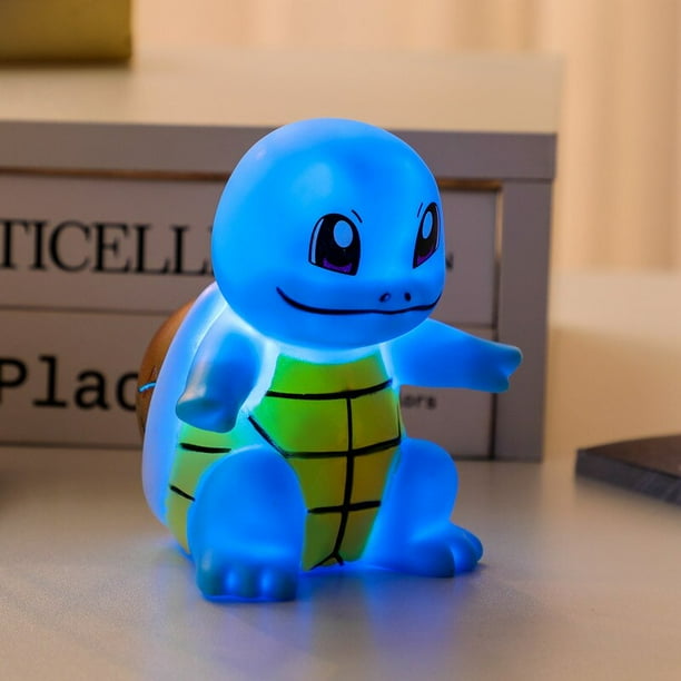 Lámpara de luz nocturna Led de Pokémon para niños, Pikachu, Anime lindo, luz suave, dormitorio, mesita de noche, decoración de habitación, juguetes, regalo