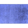 thumbnail image 1 of Ahgly Company Machine Washable Indoor Rectangle Oriental Blue Industrial Area Rugs, 7' x 10', 1 of 4