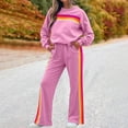 thumbnail image 2 of 2 Piece Sets for Women - Long Sleeve Sweatshirt With Sweatpants Set Matching Sweat Sets for Women Travel Lounge Sets for Women, 2 of 4