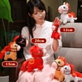 thumbnail image 5 of 4PCS Stuffed Plush Horse Doll Companion Doll for Chinese New Year Home Decoration and Festival Shelf Desk Display, 5 of 9