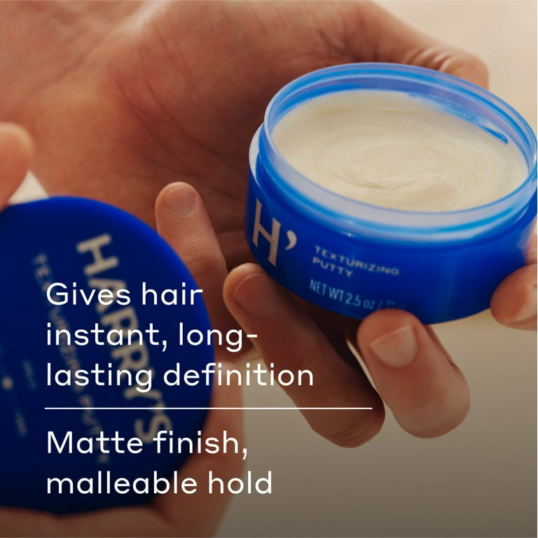 Harry's Men's Hair Texturizing Putty, Medium Hold with Matte Finish, 2.5 oz