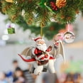 thumbnail image 1 of Christmas Tree Decorations Acrylic Flat Decorations Mini Indoor And Outdoor Christmas Tree Farmhouse Decorations Santa C Laus Ride Holiday Spring Christmas Decorations, 1 of 6