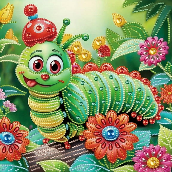 Quirky Caterpillar Diamond Art Painting Kit
