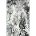 thumbnail image 2 of Abani Regal Collection Area Rug Mid Century Modern Bedroom Living Room Decor Floor Rug 5 x 8 Grey Black, 2 of 12