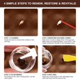 thumbnail image 4 of Kit de reparación para muebles de vinilo y cuero marrón STARTSO WORLD, 4 of 8