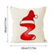 thumbnail image 4 of Puntoco Funda de almohada con letras navideñas, funda de almohada decorativa para sofá festivo, funda de cojín con estampado de lino, 4 of 4