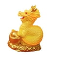 thumbnail image 5 of TISHITA Mini Dragon Statue Miniature Figurine Chinese New Year Decor Office Car Dashboard Decor Party Desktop Animal Figure Sculpture 4.1cmx3.3cm, 5 of 8