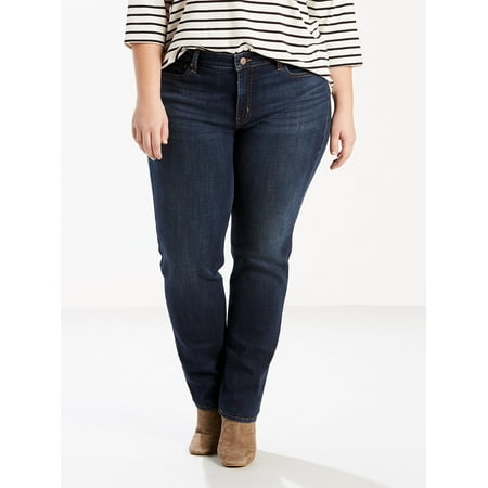 Levi's Women's Plus Size Classic Straight Leg (Best Plus Size Jeans Reviews)