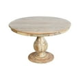 thumbnail image 4 of Jenna 48" Round Solid Wood Coastal Dining Table in Natural Finish, 4 of 5