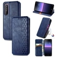 thumbnail image 1 of Case for Sony Xperia 10 II Flip Cover Wallet Flip Cover Magnetic Protective - Blue, 1 of 5