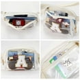 thumbnail image 4 of YOOLIFE Clear Fanny Pack Stadium Approved, Clear  Bag for Women Men Plus Size Transparent Waist Bag with Adjustable Strap for Concerts, Sporting Events, 4 of 8
