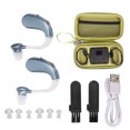 thumbnail image 1 of Audífonos portátiles recargables con Bluetooth, de bajo ruido y alcance de 450-3400 Hz, para una audición mejorada con audio claro, 1 of 8