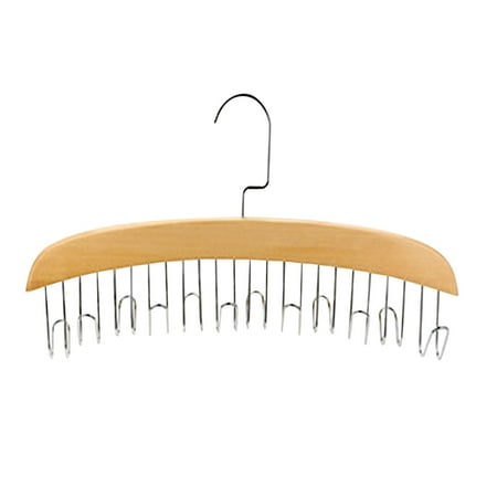 YOBOLK Clothes Hangers Clearance! Sling Hanger Wooden Hook Hanger Hanging Underwear Belt Scarf Bag Multi Hook Hanger Organizer Closet Organizers And Storage for Bras Belts Ties Clothes Rack