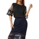 thumbnail image 4 of Txlixc Camiseta de Mujer, Verano Adulto Color sólido Encaje Manga Corta Cuello Redondo Blusa Mujer Tops Txlixc Moda, 4 of 9
