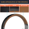 thumbnail image 4 of SOULWIT Top+Bottom Headband Cover Kit for Beats Studio 3 & Studio 2 Wired & Wireless Headphones, Replacement Headstrap Pad Repair Part with Durable Silicone and Plastic - Studio3 Midnight Black, 4 of 7
