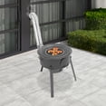thumbnail image 2 of Portable Charcoal Stove, Multifunction Wood Burning Stove, Camping Stove for Outdoor/Backyard Cooking, 2 of 8