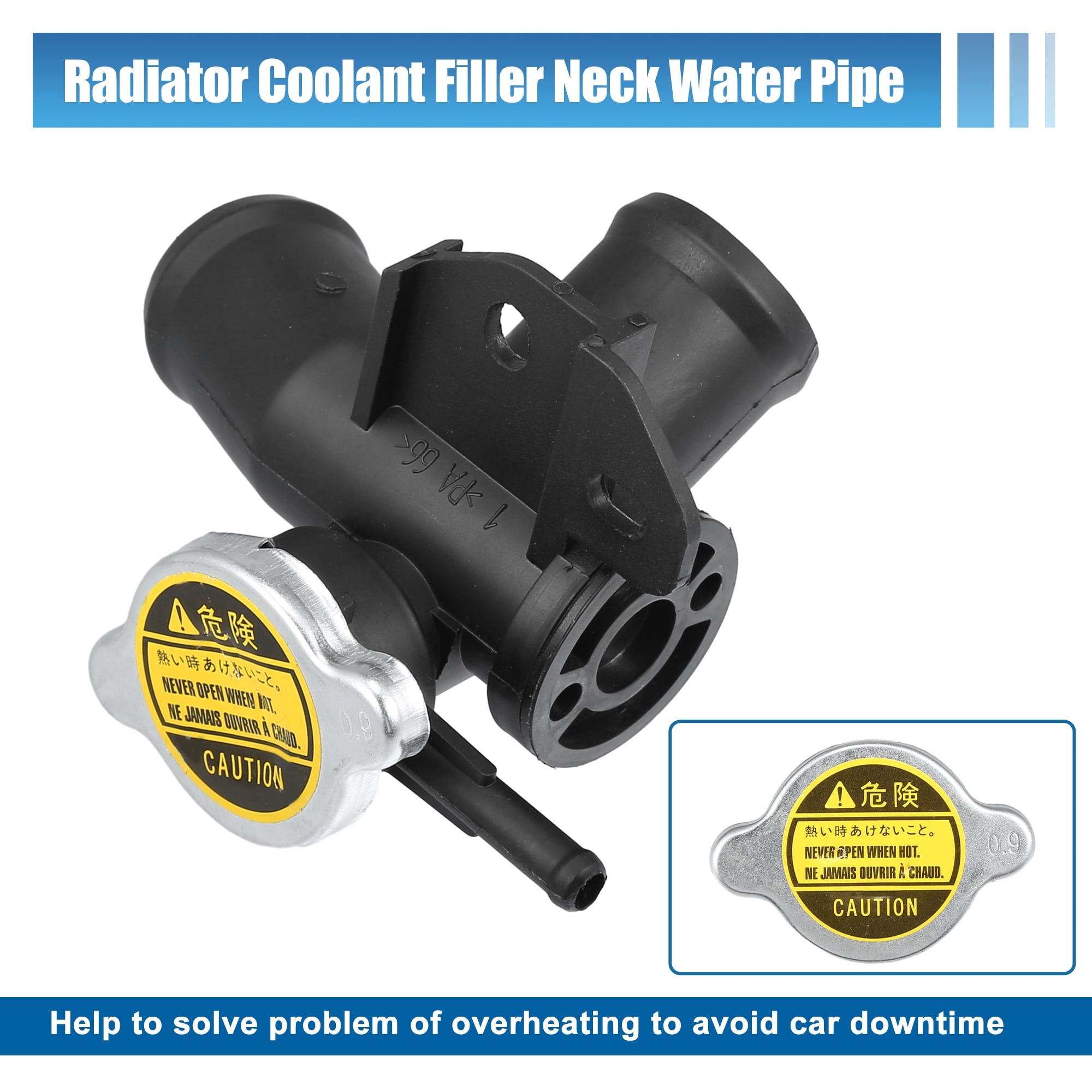 Engine Radiator Coolant Filler Neck With Cap – Fits Nissan 21517JP00A / 214308991A