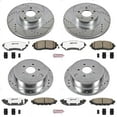 thumbnail image 3 of PowerStop Front and Rear Z26 Street Warrior Carbon-Fiber Ceramic Brake Pad and Drilled and Slotted Rotor Kit Fits: SUBARU Select Models K4077-26, 3 of 9