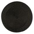 thumbnail image 2 of Rome Woven Braided Stitch Edge Table Placemats 15 Inches Round Set of 4 Non-Slip Dining & Kitchen Table Mats Black, 2 of 2