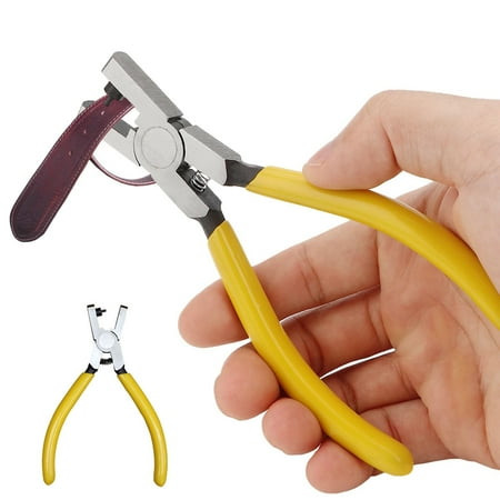 2pcs Watch Belt Leather Hole Puncher Plier Round Hole Punch Pliers Universal 2.0mm Shoe Strap Punch Hole Tool Small Hole Punching for Thin Belts  Shoes  Fabric Dog Collars  Home or Craft Projects.