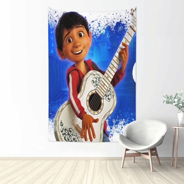 Tapiz de coco para dormitorio, estampado artístico para colgar en la pared, pósteres estéticos, tapices de fondo para sala de estar, dormitorio, regalo para fanáticos, 60 x 51 pulgadas