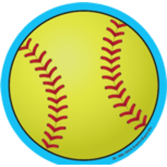 SHAPES ETC. Large Notepad - Softball