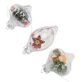thumbnail image 4 of Adornos de PET transparentes y ecológicos para decoraciones festivas y fiestas, bolas navideñas irrompibles estilo 6165, paquete de 12, 4 of 8