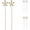 (Gold), variant on Shiny Diamond Flower Earrings, Sparkling Crystal Flowers Silver Needle Tassel Earrings, Valentine's Day Gift(Gold)