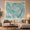 Organic Agate, variant on Marble Veins in Teal Aqua Water, Calming Elegant Abstract for Home Decor Lovers, Luxury Stone Wall Art Housewarming Gift Tapestry Wall Hanging for Bedroom, Living Room