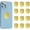 Golden-12pcs, variant on WeLohas Cell Phone Sticker, Provide Health Protection,Works for Smart Phone, Laptops,Tablets,Pad,All Electric Devices (Golden）
