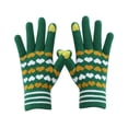 thumbnail image 2 of Women Can Enable Screen Gloves Warm Stretch Knitted Gloves Mittens Winter Keep Warm Knitting Heart Printing Golves Students Outdoor Riding Hiking Mittens, 2 of 4