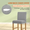 thumbnail image 4 of Funda para silla de oficina sólida, multicolor, resistente al desgaste, muebles de oficina para las cuatro estaciones, Protector exterior, funda giratoria, gris plateado Monstrate HA012491-13, 4 of 5